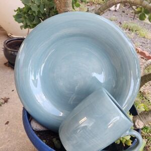 Tabletops Unlimited Espana Lifestyle Breeze Replacement Dinner Plate Coffee Mug